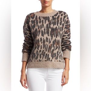 Rails Lana Sweater | Leopard Print | Size M